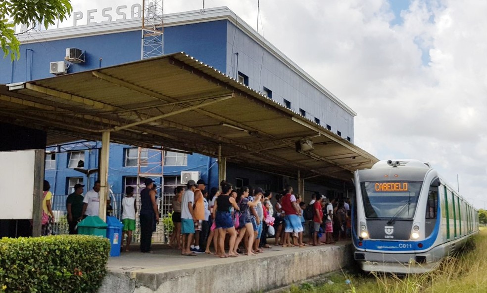 Trens urbanos mantidos pela CBTU  — Foto: Divulgação/CBTU João Pessoa