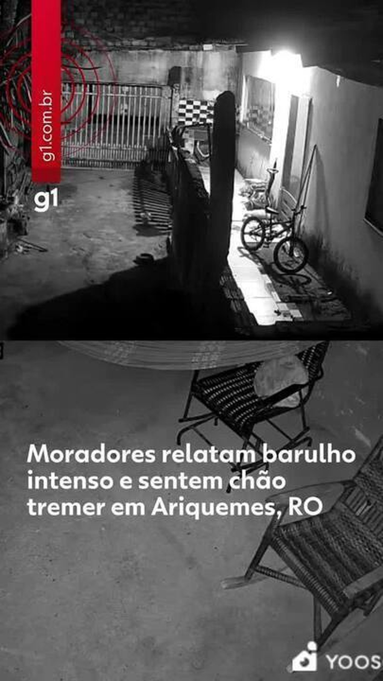 Moradores relatam barulho intenso e sentem chão tremer em RO