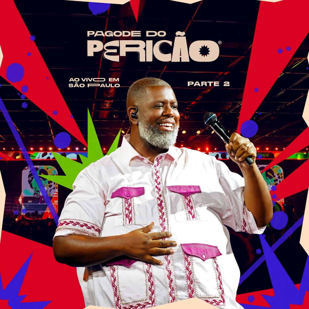 Capa do álbum ‘Pagode do Pericão – Ao vivo em São Paulo – Parte 2’, de Péricles — Foto: Divulgação