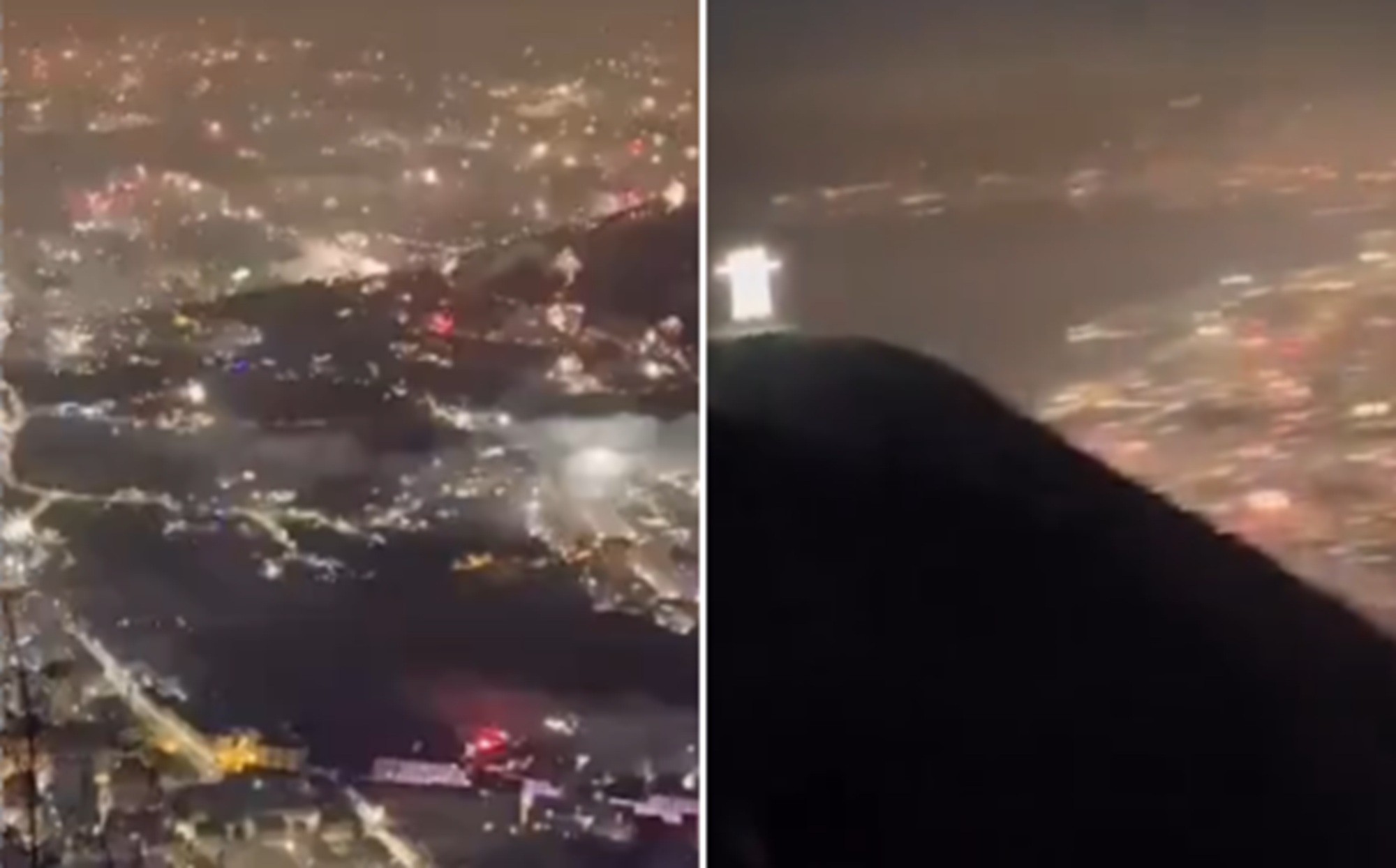 É #FAKE que vídeo mostre queima de fogos no Rio após Flamengo ganhar Libertadores; cena ocorreu no Ano-Novo de 2023 na Itália