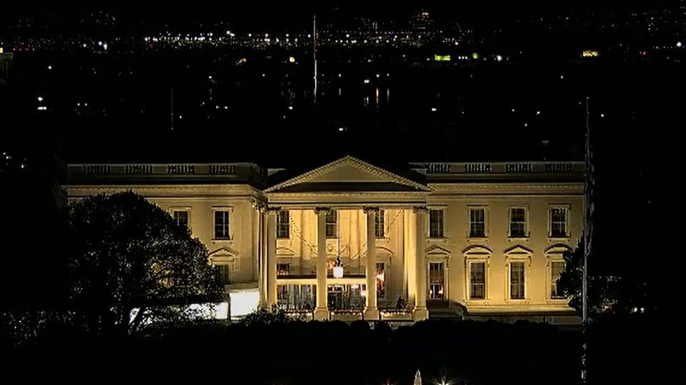 Vista da Casa Branca — Foto: Reuters/g1