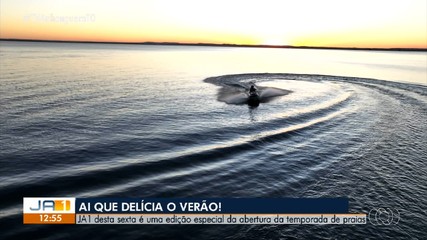 JA1 desta sexta-feira (3) terá edição especial sobre a temporada de praias