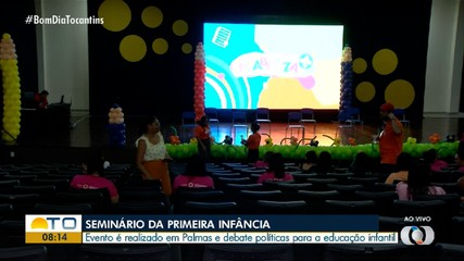 Seminário da Primeira Infância: evento em Palmas debate políticas para educação infantil