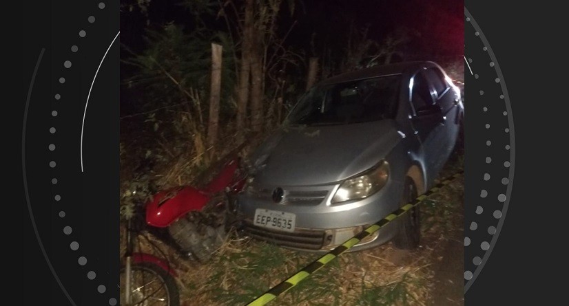 Garupa de moto morre e piloto fica ferido em acidente na AL-145, em Água Branca