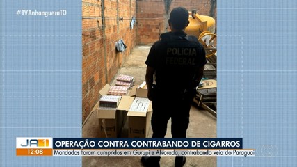 Polícia realiza operação contra o contrabando de cigarros em Gurupi e Alvorada