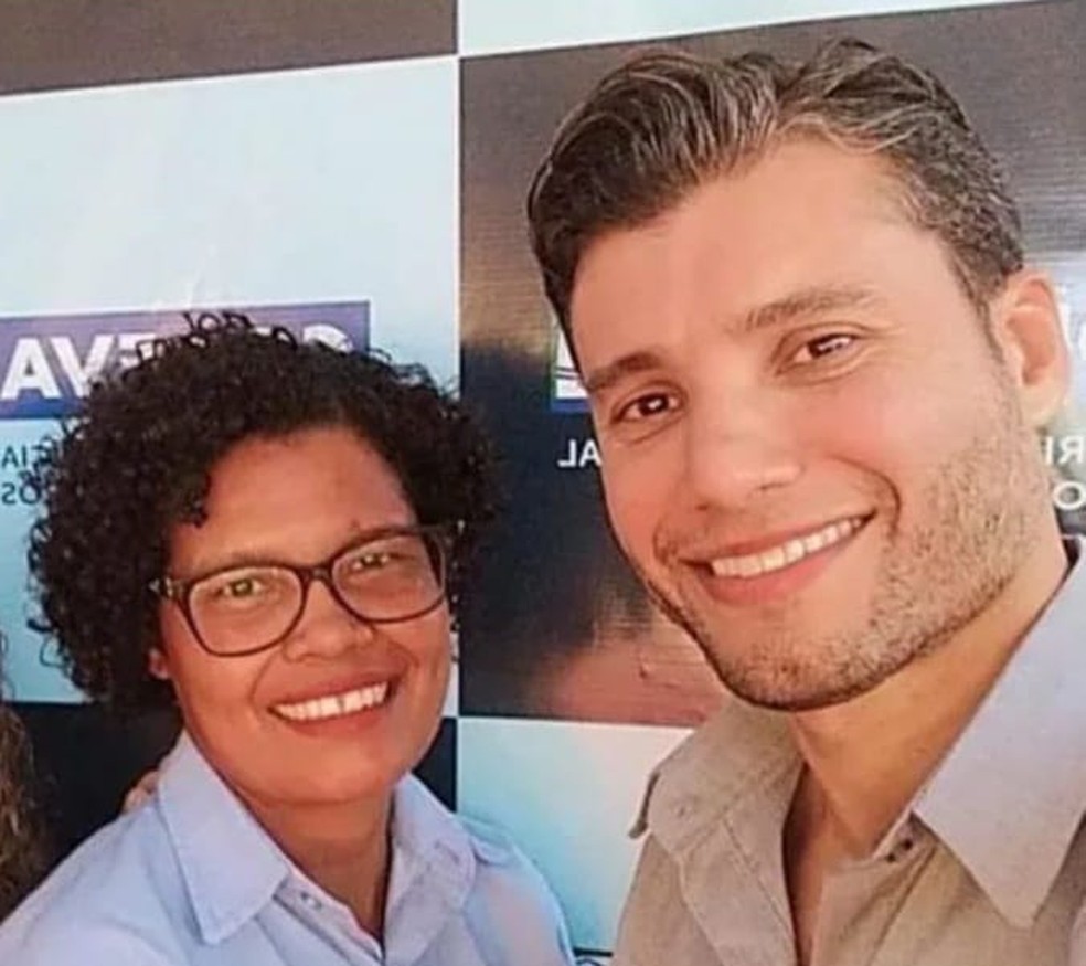 Tiago Pereira e Carmen Madalena dos Santos morreram no local do acidente — Foto: Reprodução/Redes Sociais