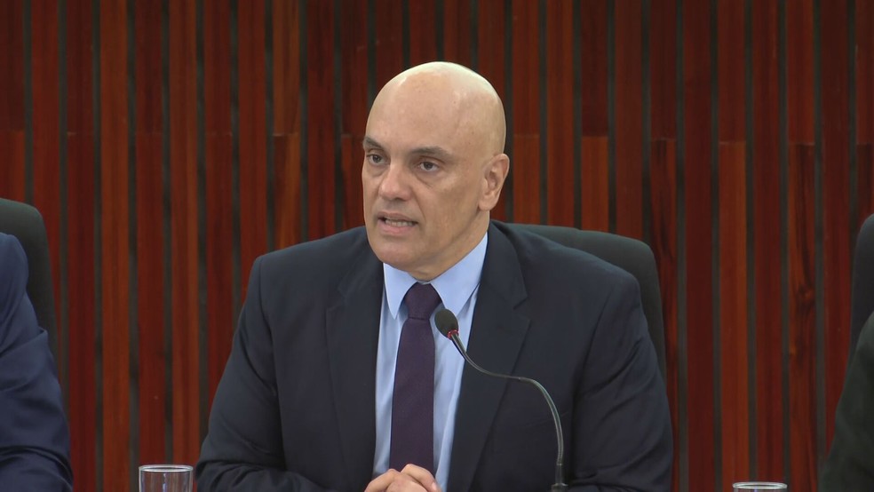 Presidente do TSE, ministro Alexandre de Moraes — Foto: Júlia de Lannoy/TV Globo