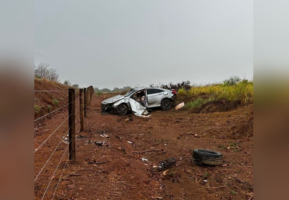 Viagem em família termina em tragédia após carro capotar na TO-070