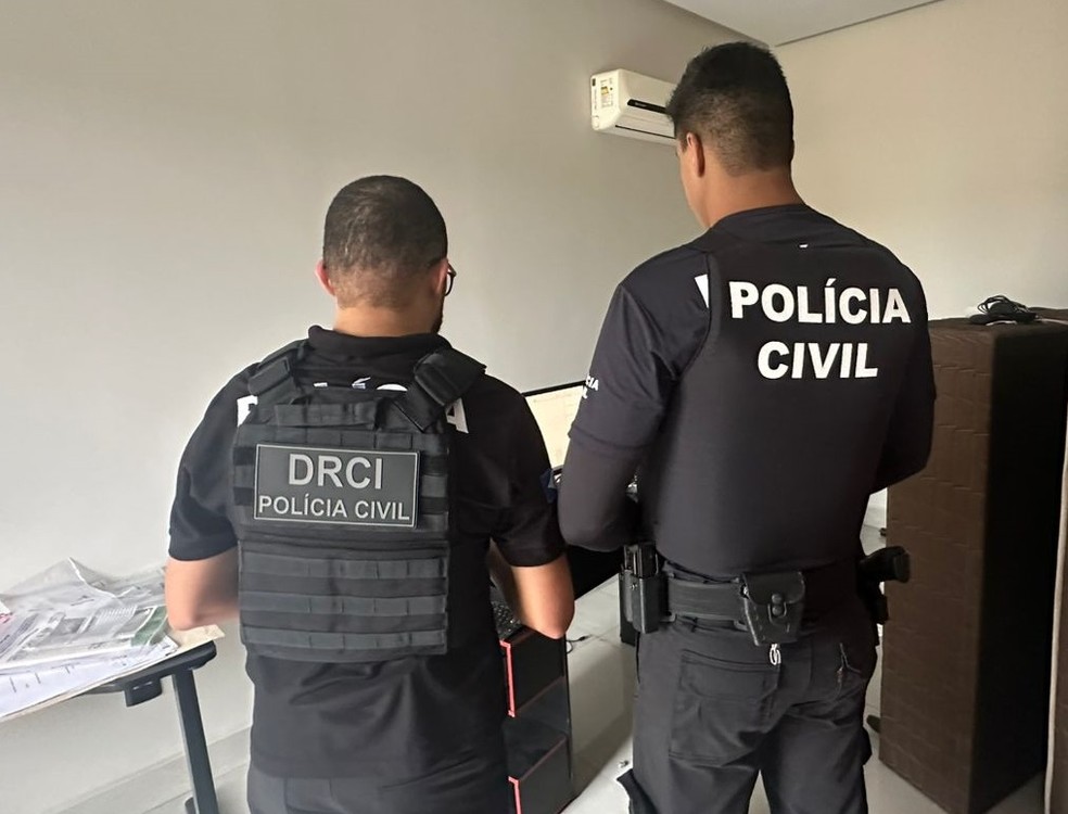 Os autores dos crimes, um maior e um menor de idade, moram em Caldas Novas (GO). — Foto: Polícia Civil de Mato Grosso
