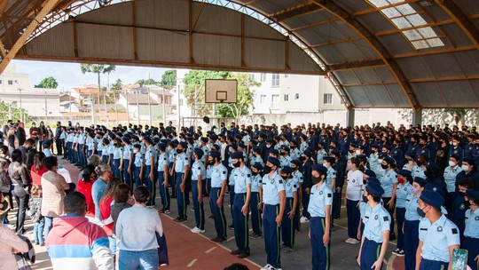 Paraná terá mais 82 colégios estaduais cívico-militares a partir de 2024 - Foto: (Silvio Turra/SEED)