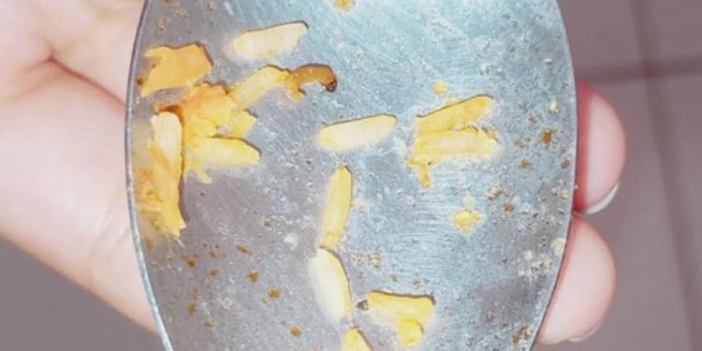 1 de 1
A escola EMEF Professora Joseane Bianco, em Bariri (SP), virou alvo de fiscaliza&ccedil;&atilde;o nesta semana ap&oacute;s a presen&ccedil;a de larvas no arroz da merenda oferecida aos estudantes &mdash; Foto: Arquivo pessoal