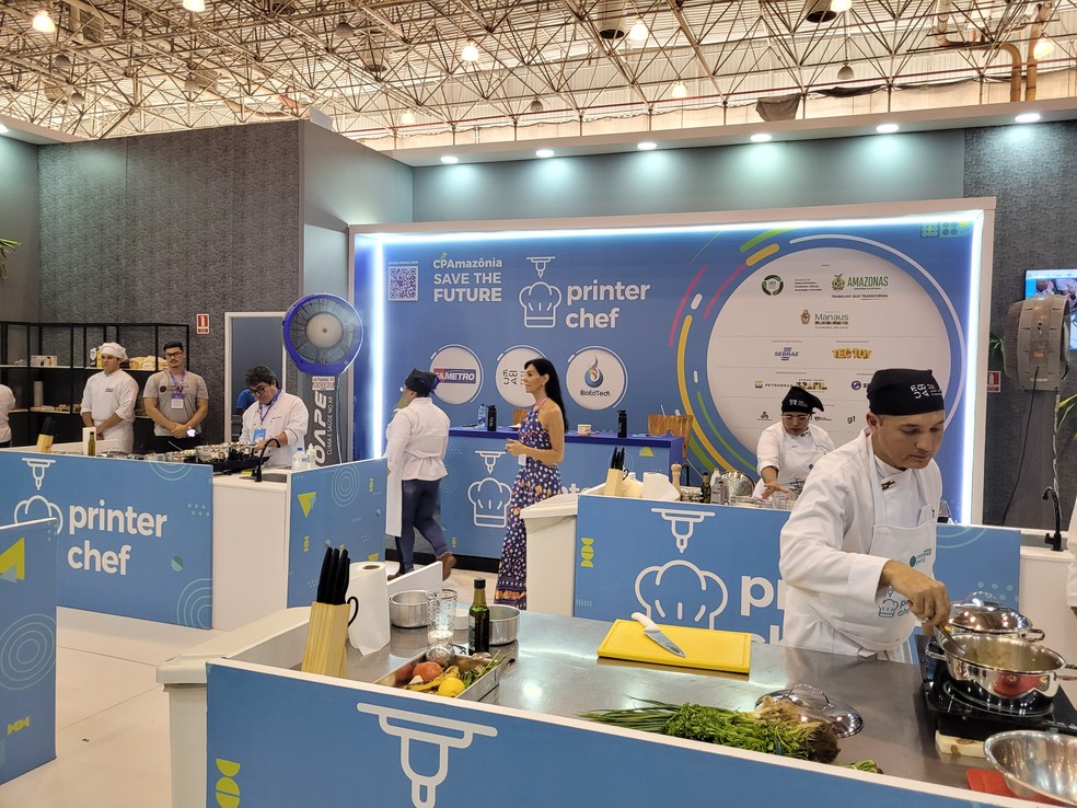 CPAmazônia tem competição de Printer Chef — Foto: Hariel Fontenelle, g1 AM