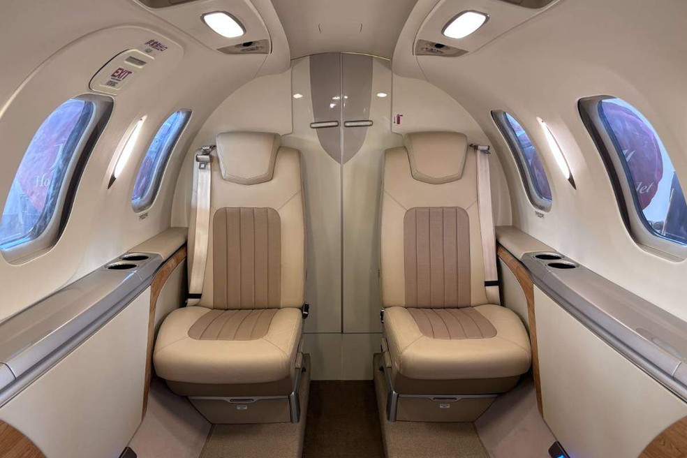 Jatinho da Pioneer Ace Airlines — Foto: Reprodução/Traveller Made