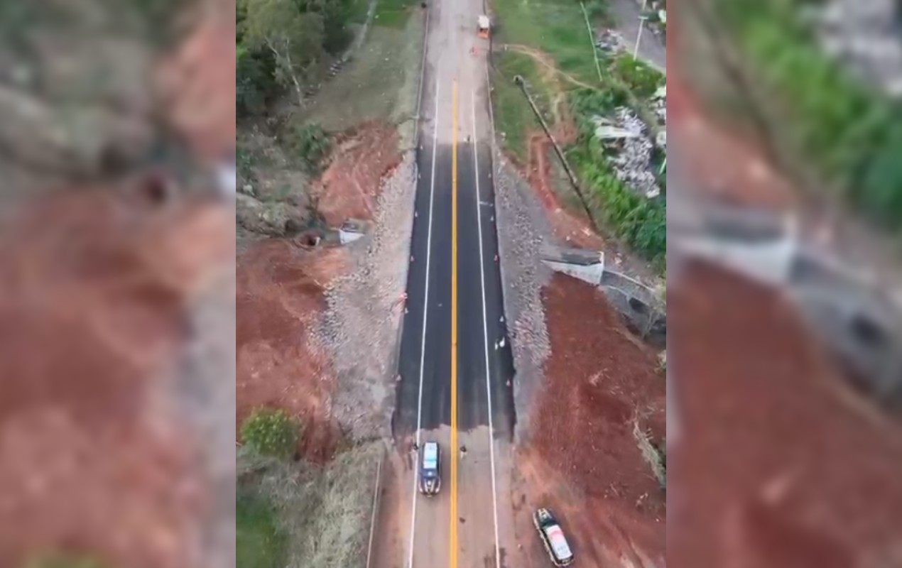 BR-153 é liberada em Marília após 15 dias de interdição por erosão