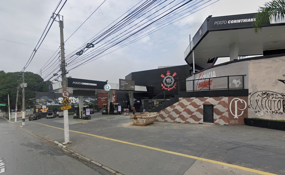 Posto Corinthians localizado na Avenida Lider, Zona Leste de São Paulo — Foto: GoogleStreetView