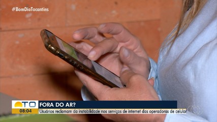 Usuários de operadoras de celular reclamam de instabilidade nos serviços de internet