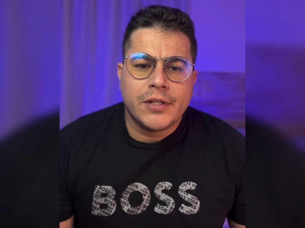 Influenciador Irlan Francisco de Souza Fidelis, de 31 anos, foi preso em Fortaleza por divulgar "jogo do tigrinho". — Foto: Arquivo pessoal