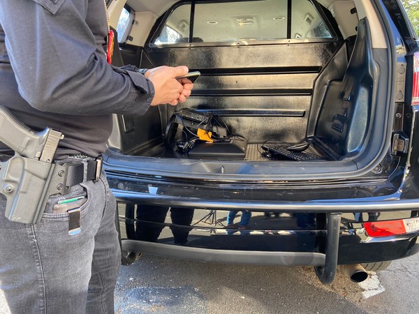 Materiais apreendidos durante a operação do MP com a Polícia Civil em Limeira — Foto: Wesley Justino/ EPTV