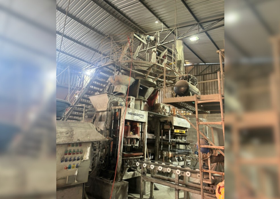 Jovem de 19 anos morre ao cair dentro de máquina de cimento em Paranavaí — Foto: Reprodução/RPC