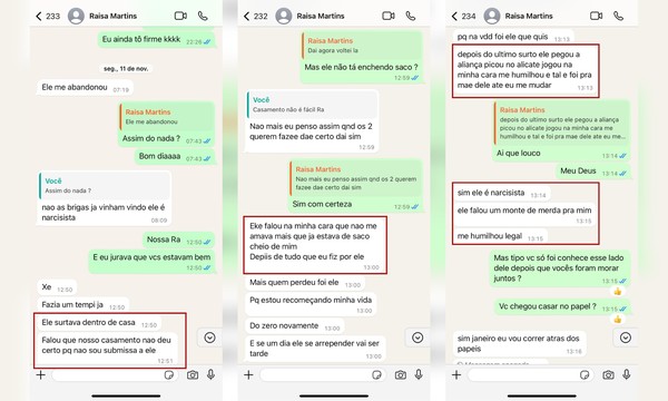 Em conversa com amiga, Raísa Martins dos Santos afirmou que o ex a humilhava. Mulher foi vítima de feminicídio em Tatuí (SP) — Foto: Reprodução/Redes sociais