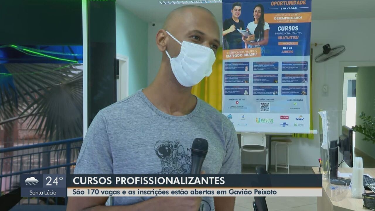 Gavião Peixoto oferece 170 vagas para cursos profissionalizantes ...