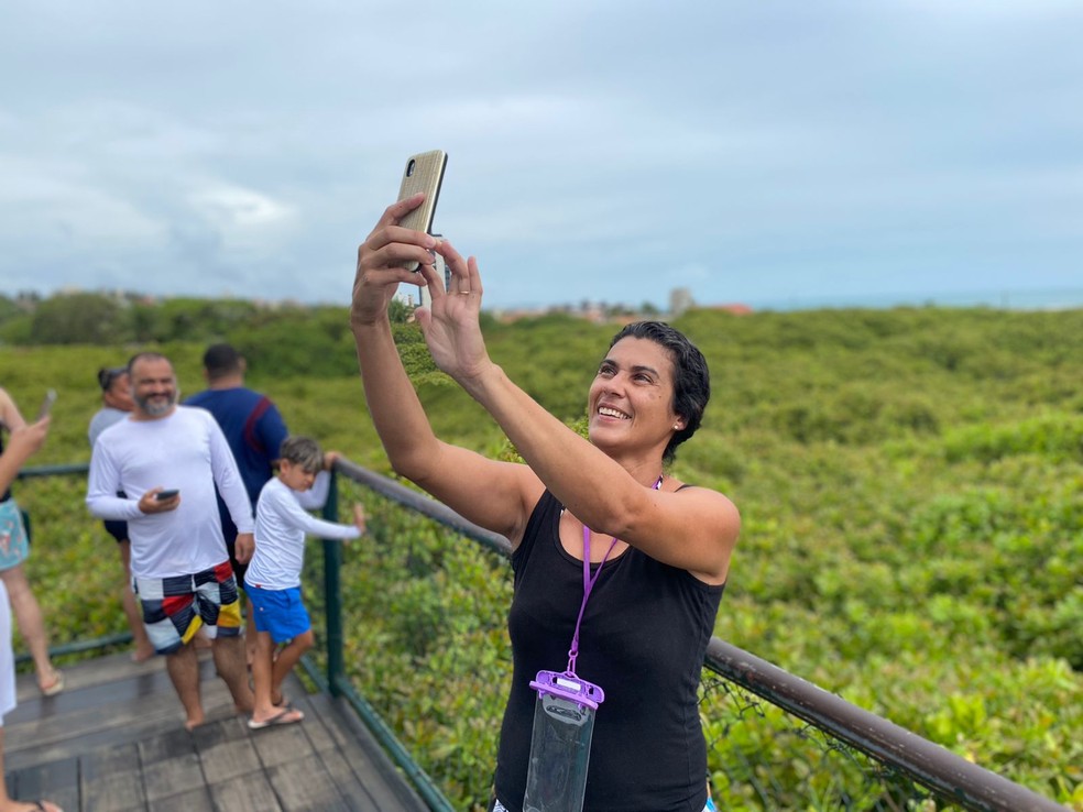 Atualmente o Cajueiro de Pirangi recebe cerca de 300 mil visitantes, entre turistas e moradores locais, por ano. — Foto: Foto: Pedro Trindade/Inter TV Cabugi