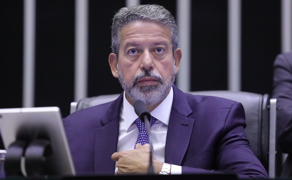 Arthur Lira durante sessão na Câmara — Foto: Mário Agra/Câmara dos Deputados