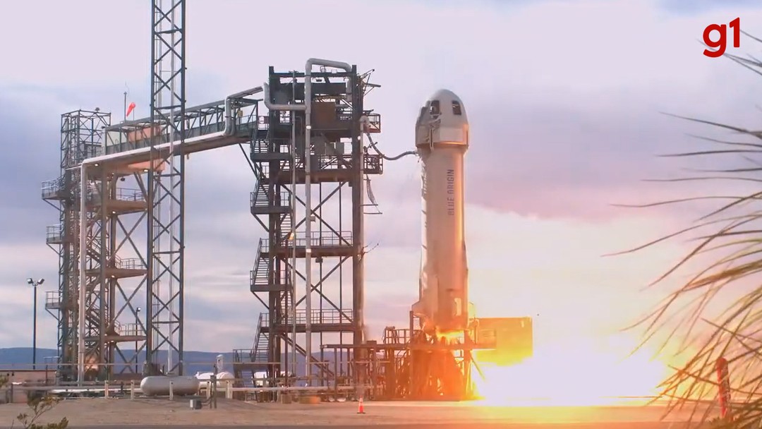Blue Origin, de Bezos, tenta nesta quinta seu 8º voo com passageiros para turismo espacial