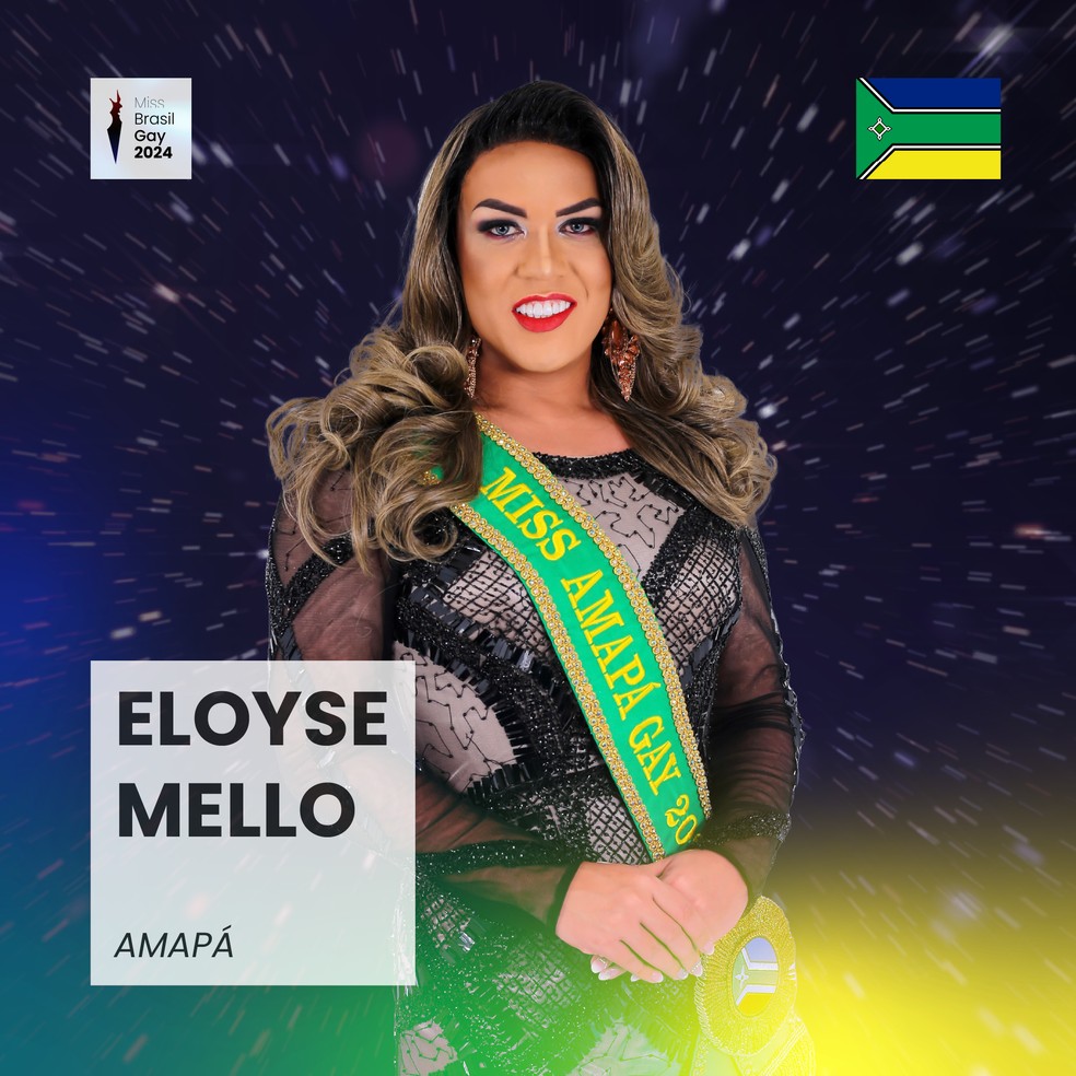 Eloyse Mello, do Amapá — Foto: Miss Brasil Gay/Divulgação