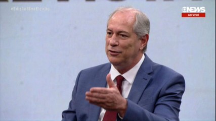 Ciro Gomes PDT responde a pergunta sobre coopera o internacional no combate ao crime