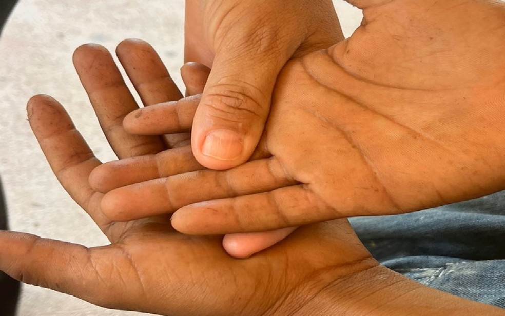 Criança é obrigada a trabalhar para ter ‘cama e comida’ em fazenda após ser abandonada em Mara Rosa, Goiás — Foto: Reprodução/TV Anhanguera
