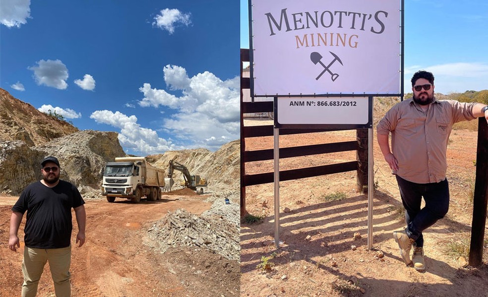 César Menotti é dono de uma mineradora — Foto: Reprodução/Instagram