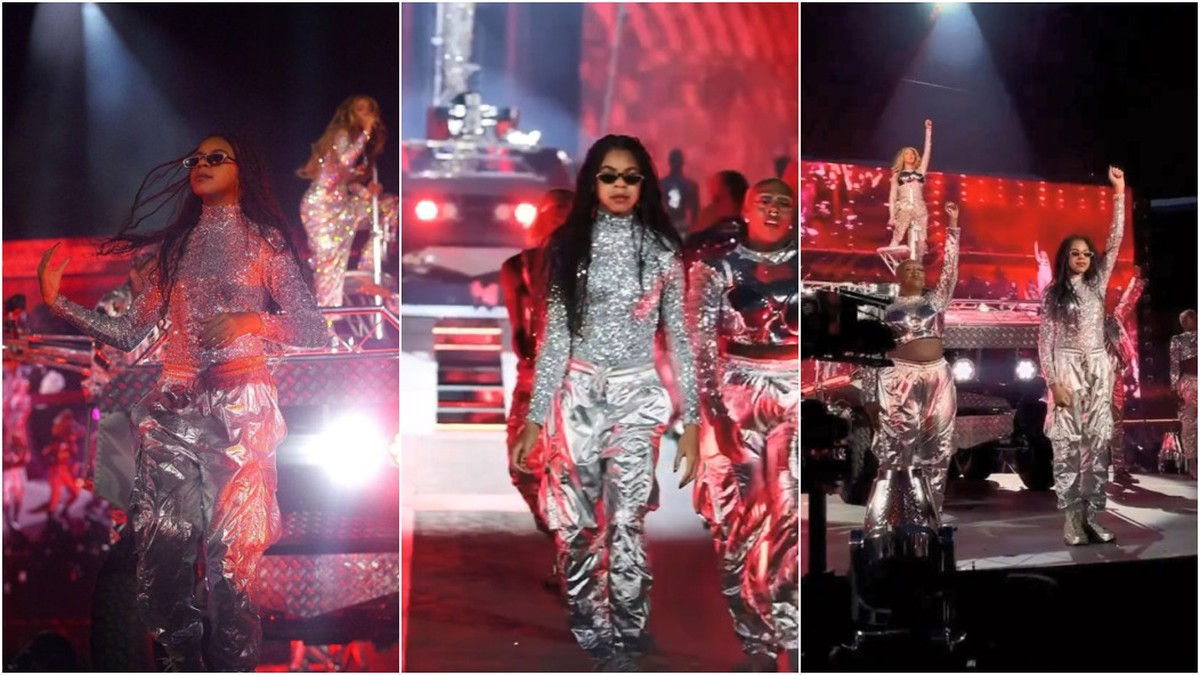Beyoncé diz estar orgulhosa de Blue Ivy, que se apresentou em show com ...