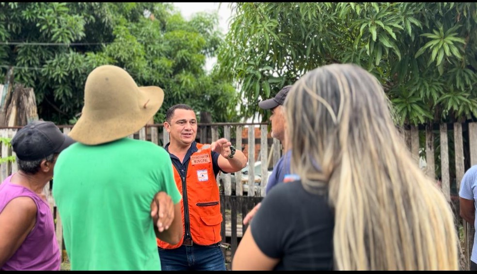 Famílias são orientadas pela Defesa Civil de Rio Branco após chuvas — Foto: Arquivo/Defesa Civil de Rio Branco