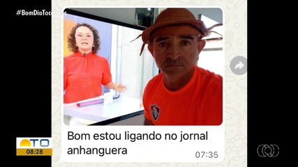 Telespectadores enviam mensagens e interagem no quadro Tô no BDT