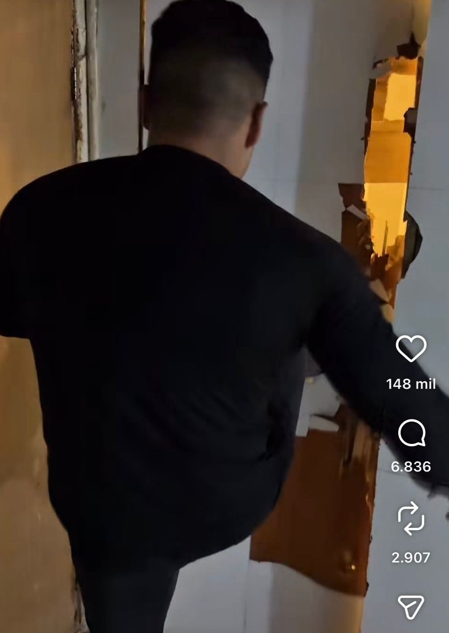 Gabriel Monteiro reaparece com tornozeleira eletrônica em vídeo de operação com PM em bingo clandestino