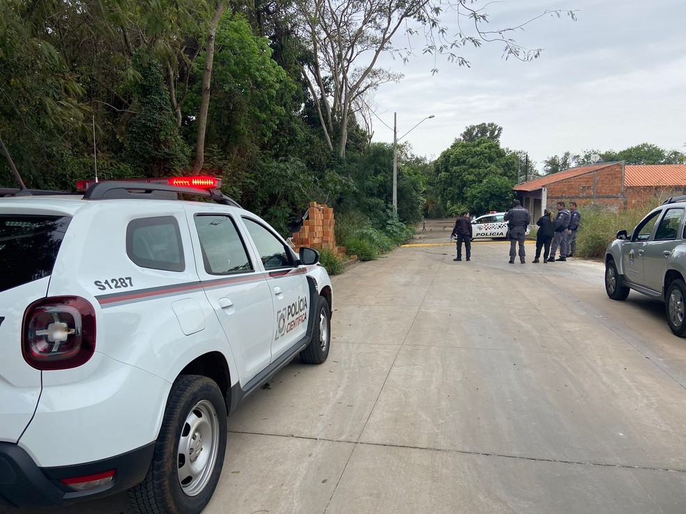 Homem foi preso em flagrante após matar o primo, em Álvares Machado (SP) — Foto: Robson Moreira/TV Fronteira