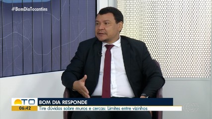 Advogado fala de direitos para vizinhos sobre muros e cercas no Bom Dia Responde