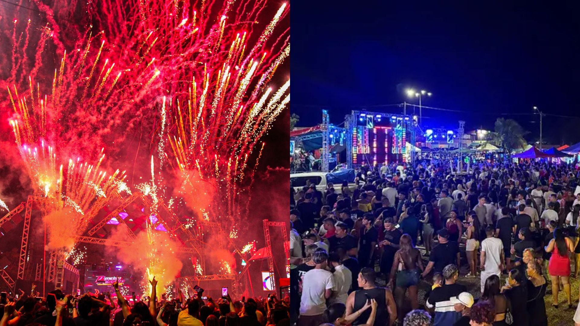 FOTOS: programações de réveillon começam com aparelhagens e sons automotivos em Macapá