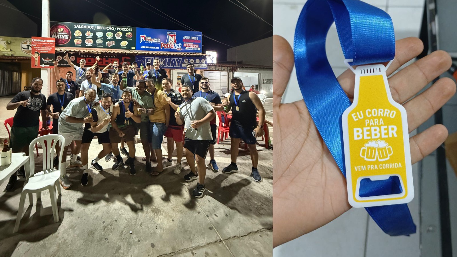 'Um bar a cada 1 km': amigos fazem corrida bebendo cerveja e parando a cada quilômetro em novo bar no Piauí
