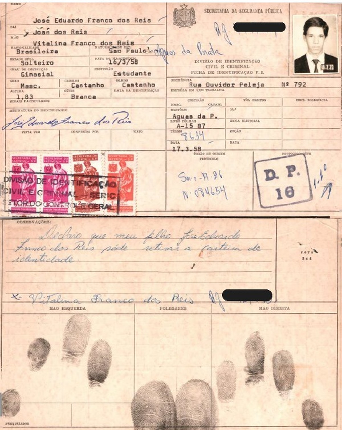 Edward x José: veja os documentos com nomes diferentes do juiz acusado de usar identidade falsa por 44 anos