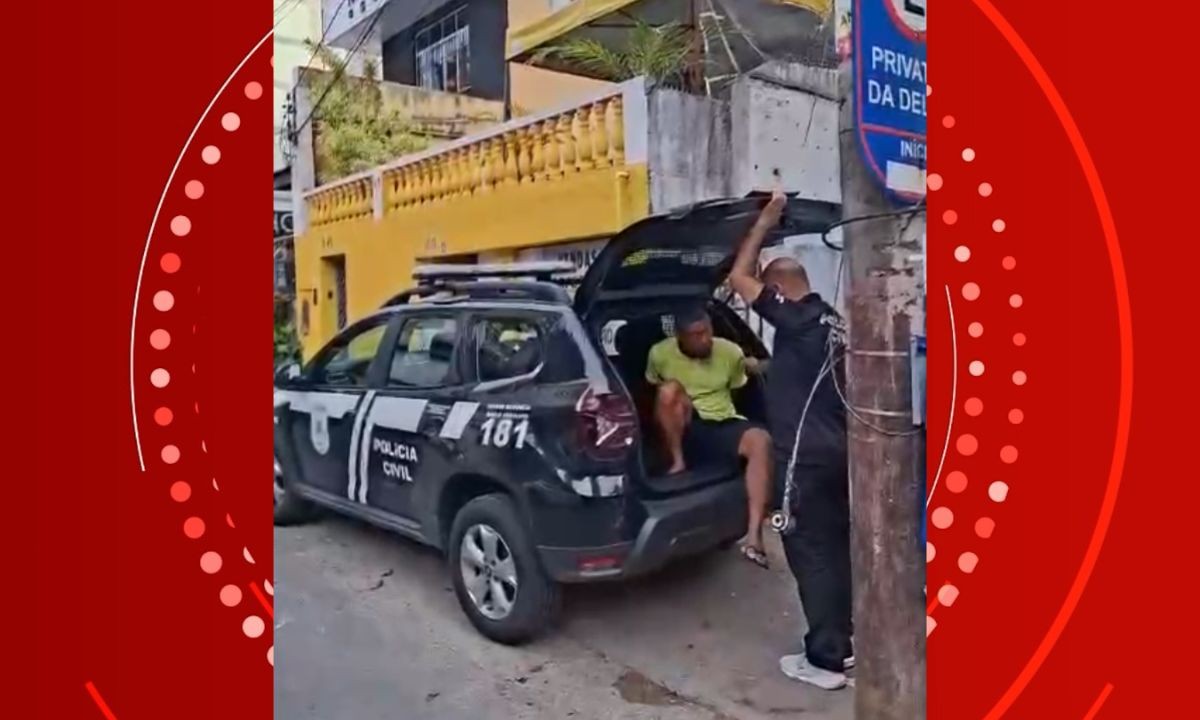 Homem com tornozeleira eletrônica é preso suspeito de furtar turista carioca após encontro em ponto turístico de Salvador