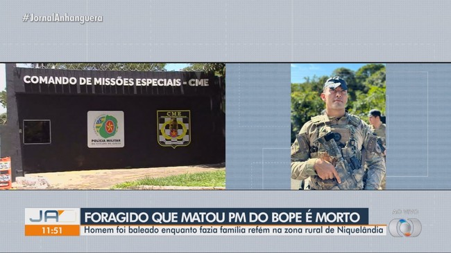 Policial militar morre aps ser baleado por suspeito de assalto a banco em confronto