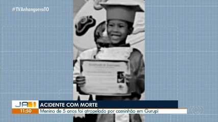 Corpo de criança que morreu atropelada em Gurupi é enterrado