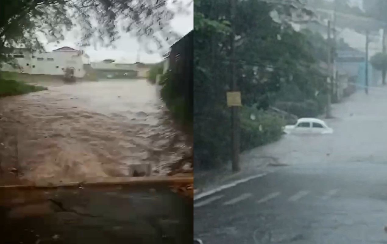 Forte chuva causa pontos de alagamentos em Itápolis