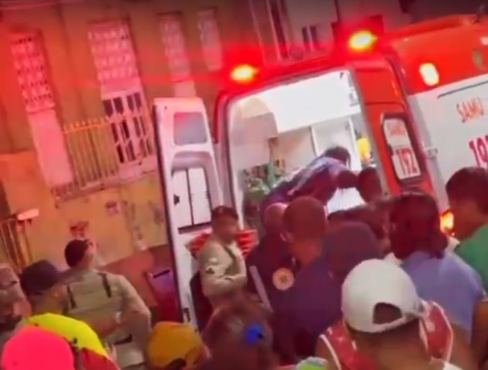 Samu foi acionado para socorrer adolescente baleada em Madre de Deus, mas vítima não resistiu — Foto: Reprodução/Redes Sociais