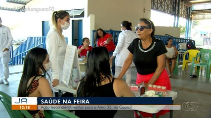 Ação leva atendimento para comunidade em feira na região norte de Palmas
