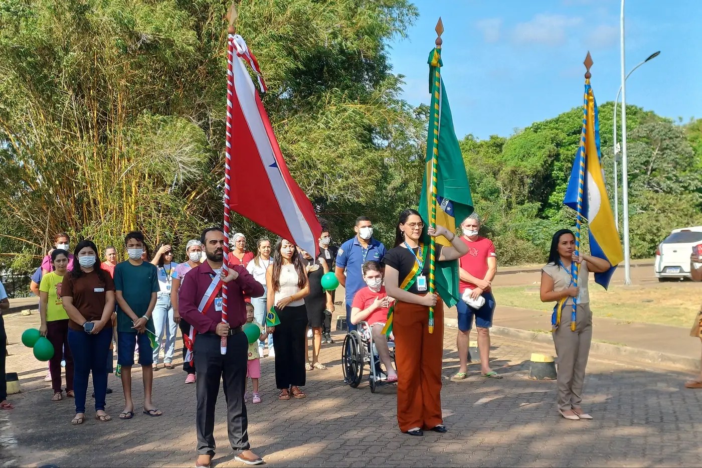 Hospital Regional do Baixo Amazonas promove desfile cívico para pacientes