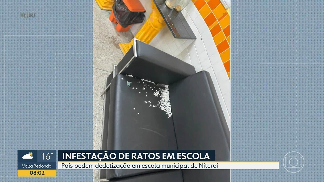 Pais, alunos e professores denunciam infestação de ratos em escola municipal de Niterói