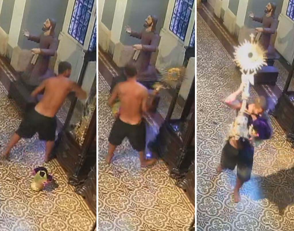 PF faz perícia em igreja do Rio onde peça sacra do século XVIII foi furtada